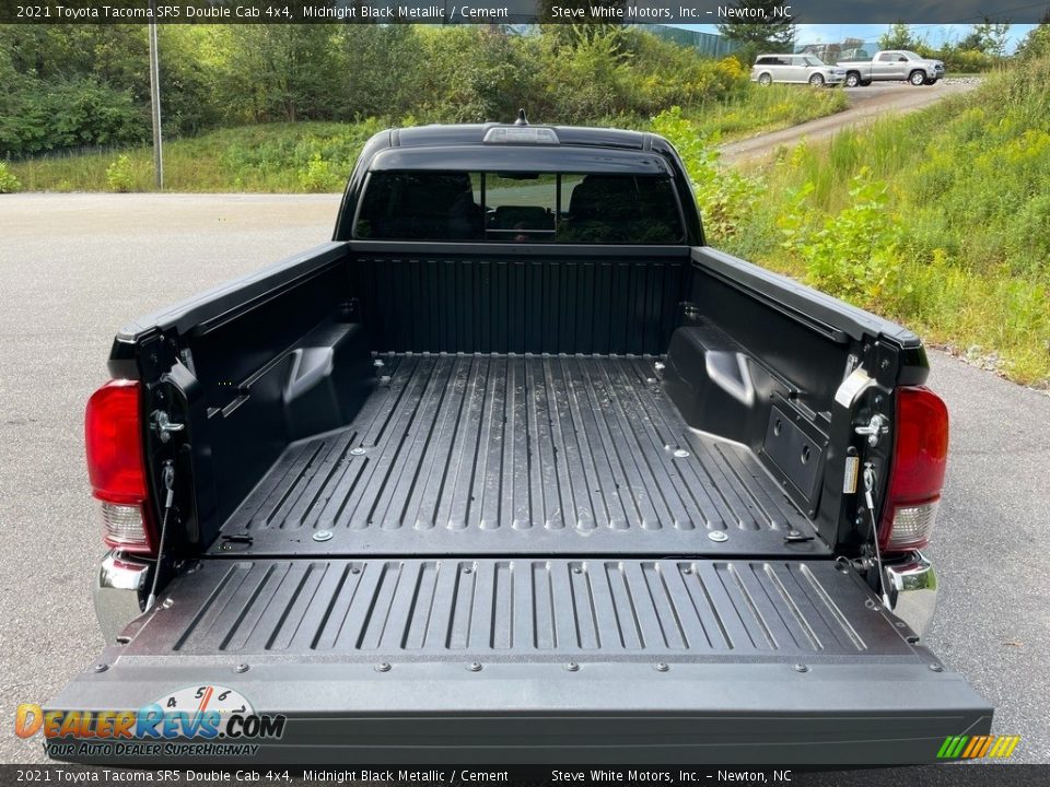 2021 Toyota Tacoma SR5 Double Cab 4x4 Midnight Black Metallic / Cement Photo #9