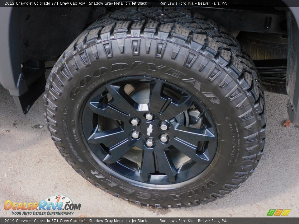 2019 Chevrolet Colorado Z71 Crew Cab 4x4 Shadow Gray Metallic / Jet Black Photo #10