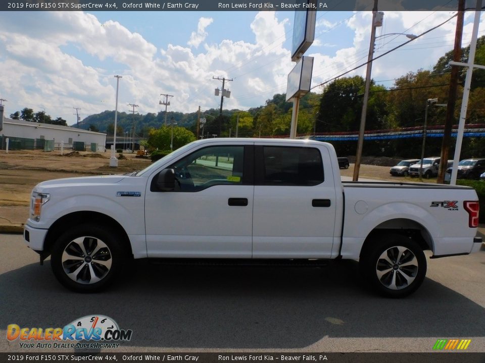 2019 Ford F150 STX SuperCrew 4x4 Oxford White / Earth Gray Photo #6