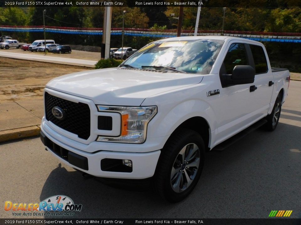 2019 Ford F150 STX SuperCrew 4x4 Oxford White / Earth Gray Photo #7