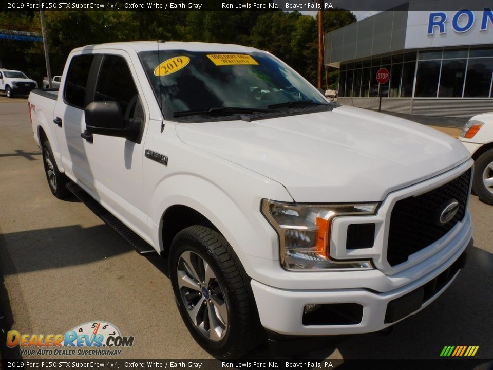 2019 Ford F150 STX SuperCrew 4x4 Oxford White / Earth Gray Photo #9