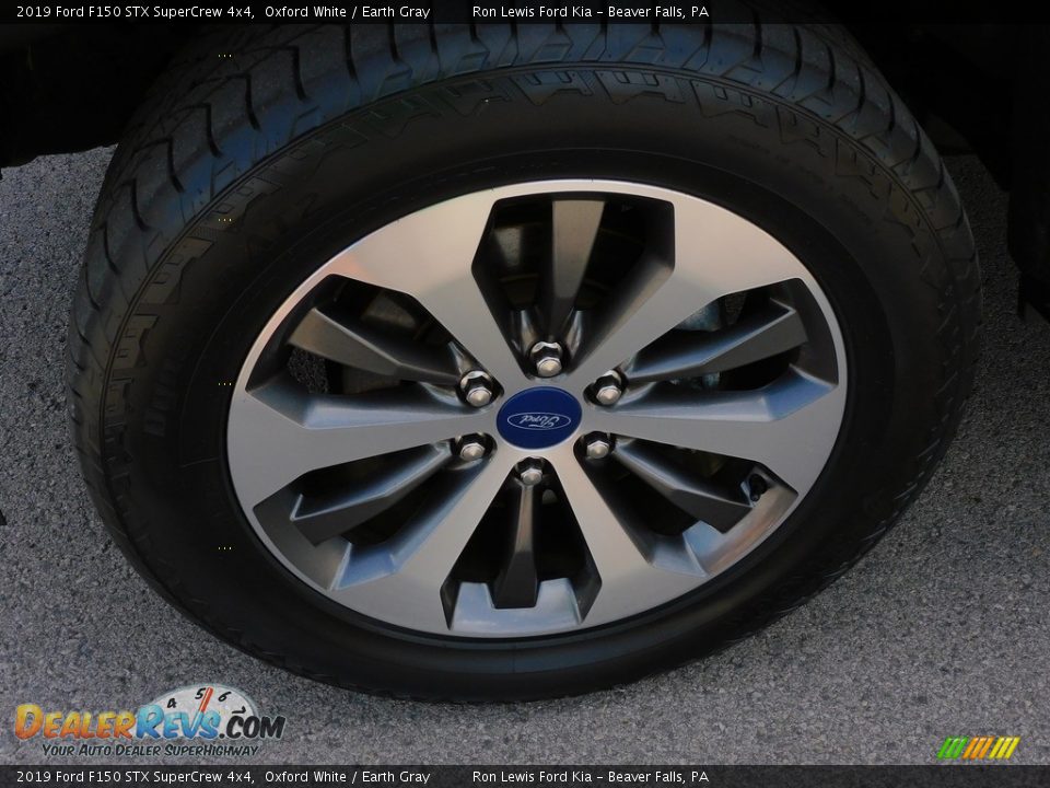 2019 Ford F150 STX SuperCrew 4x4 Oxford White / Earth Gray Photo #10