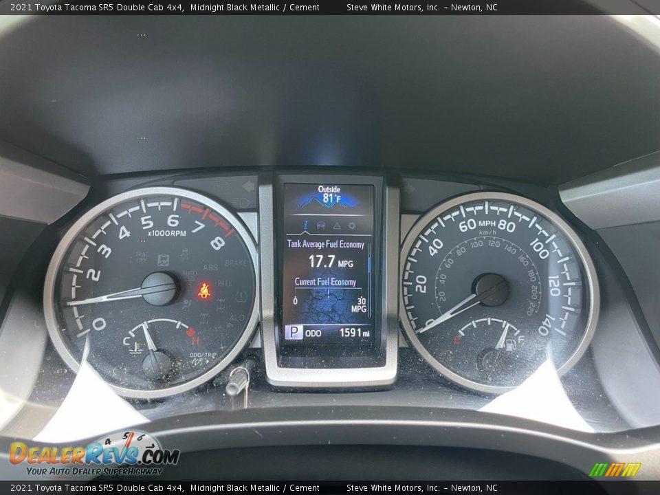 2021 Toyota Tacoma SR5 Double Cab 4x4 Gauges Photo #20