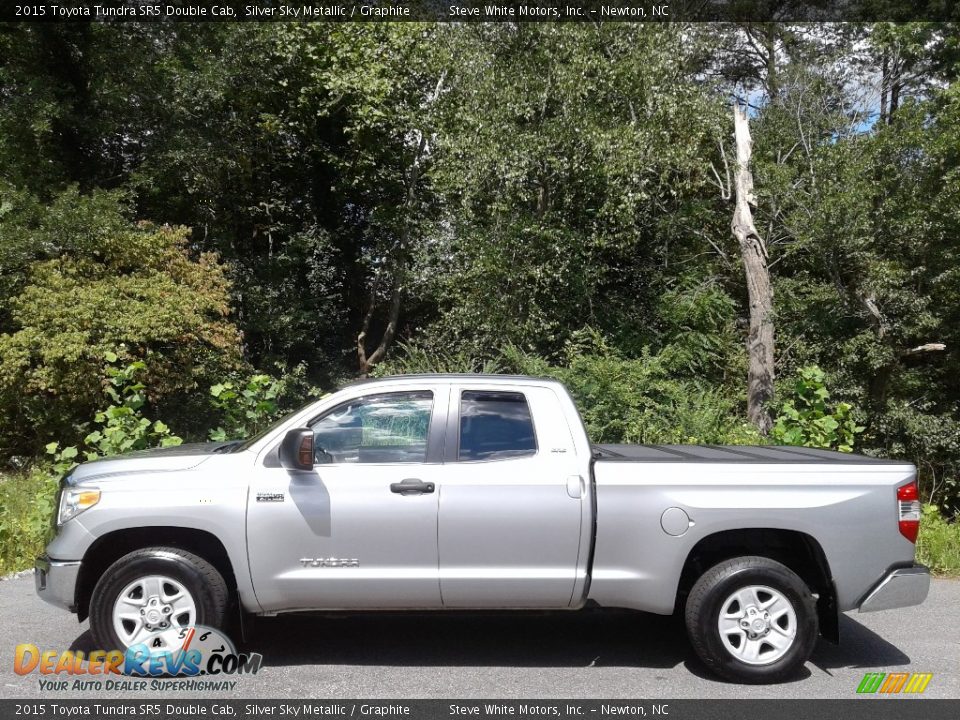 2015 Toyota Tundra SR5 Double Cab Silver Sky Metallic / Graphite Photo #1