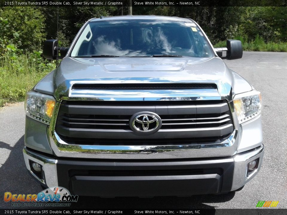 2015 Toyota Tundra SR5 Double Cab Silver Sky Metallic / Graphite Photo #4