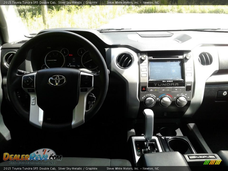 2015 Toyota Tundra SR5 Double Cab Silver Sky Metallic / Graphite Photo #21