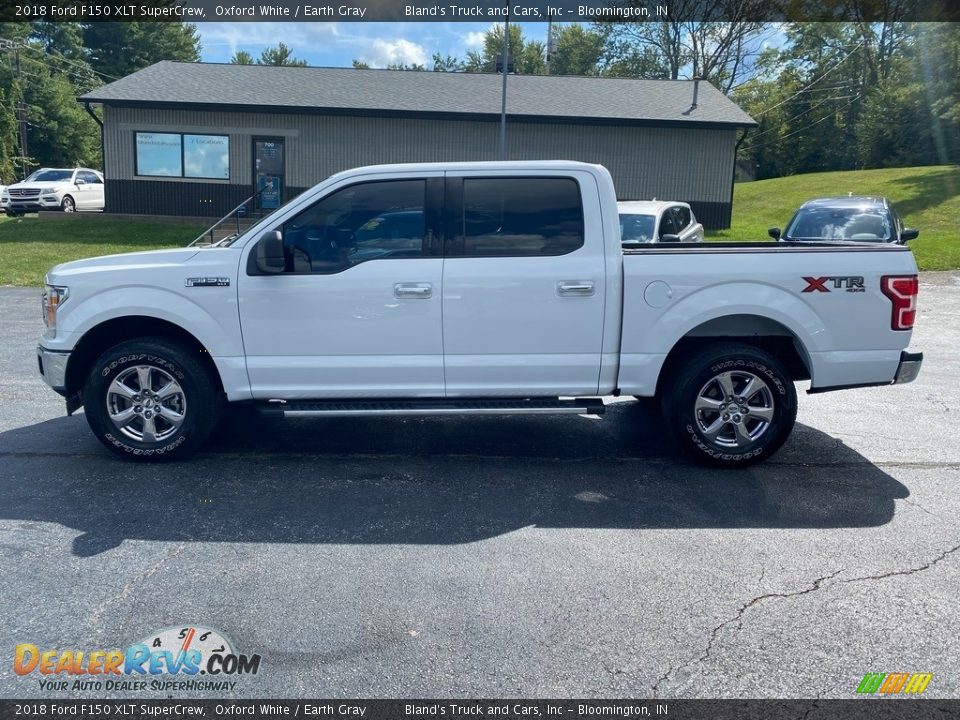 2018 Ford F150 XLT SuperCrew Oxford White / Earth Gray Photo #1