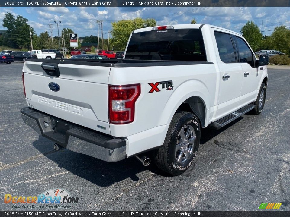 2018 Ford F150 XLT SuperCrew Oxford White / Earth Gray Photo #6