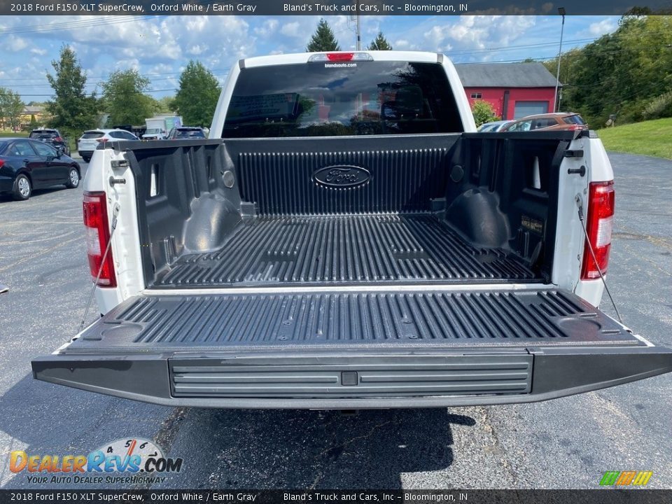 2018 Ford F150 XLT SuperCrew Oxford White / Earth Gray Photo #9