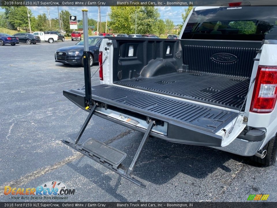 2018 Ford F150 XLT SuperCrew Oxford White / Earth Gray Photo #10