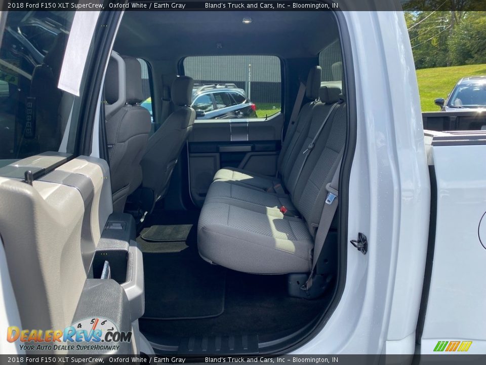 2018 Ford F150 XLT SuperCrew Oxford White / Earth Gray Photo #32