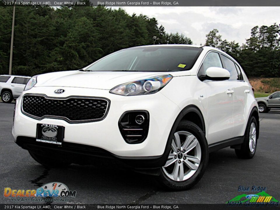 2017 Kia Sportage LX AWD Clear White / Black Photo #1