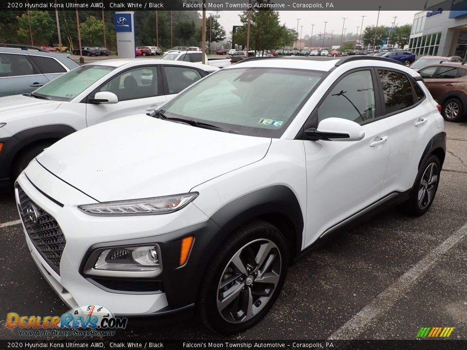 Front 3/4 View of 2020 Hyundai Kona Ultimate AWD Photo #1