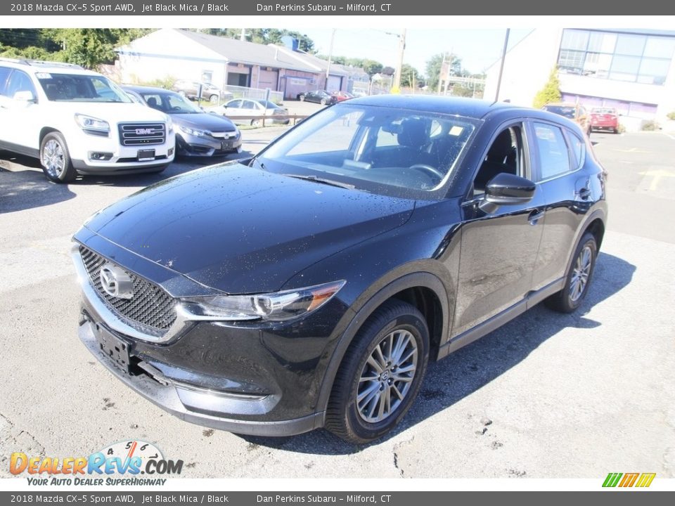 2018 Mazda CX-5 Sport AWD Jet Black Mica / Black Photo #1
