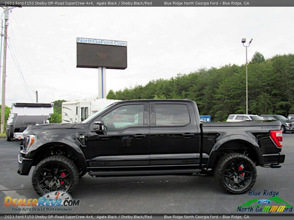 Agate Black 2021 Ford F150 Shelby Off-Road SuperCrew 4x4 Photo #2