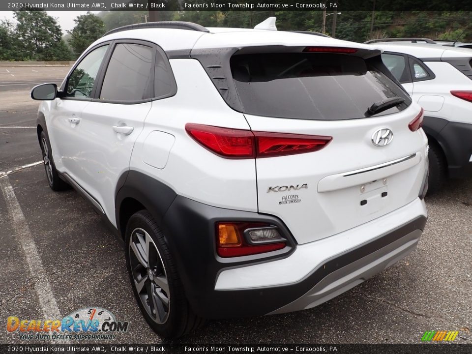 2020 Hyundai Kona Ultimate AWD Chalk White / Black Photo #2