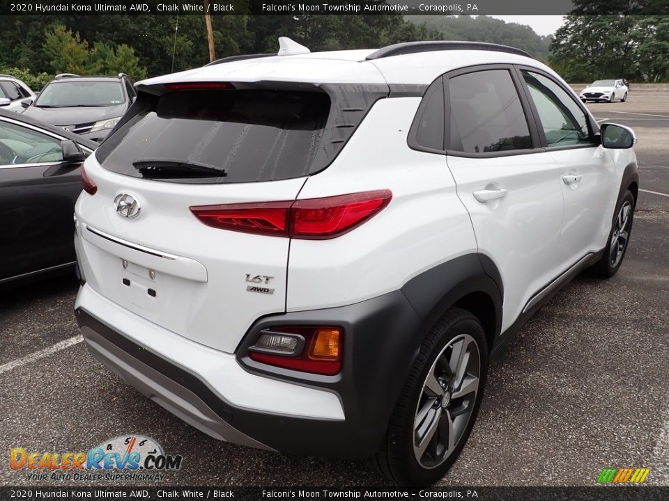 2020 Hyundai Kona Ultimate AWD Chalk White / Black Photo #4