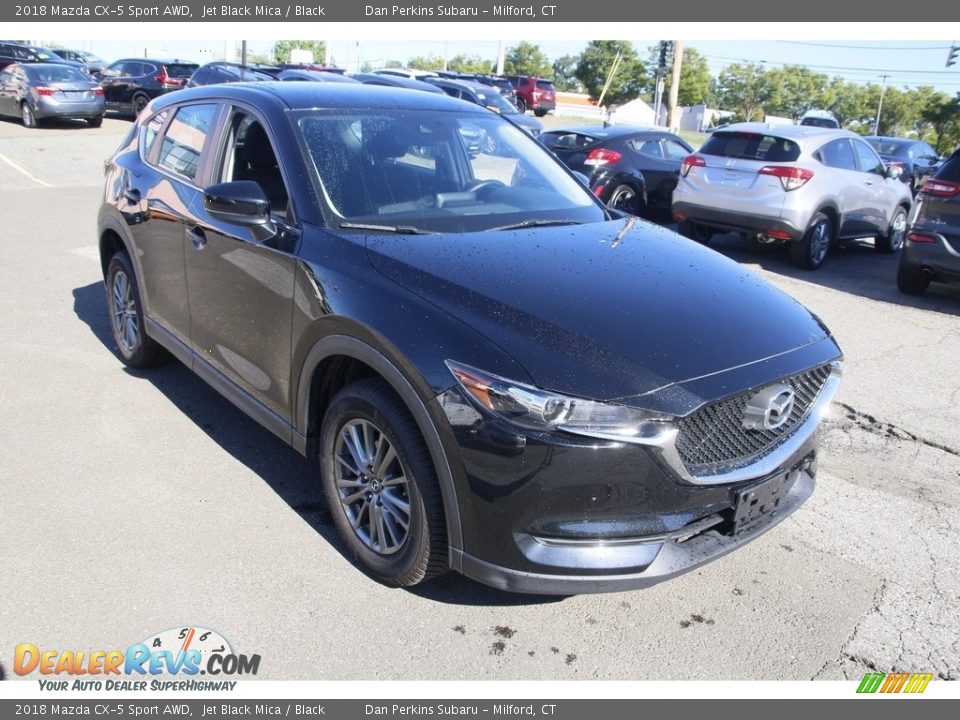 2018 Mazda CX-5 Sport AWD Jet Black Mica / Black Photo #3