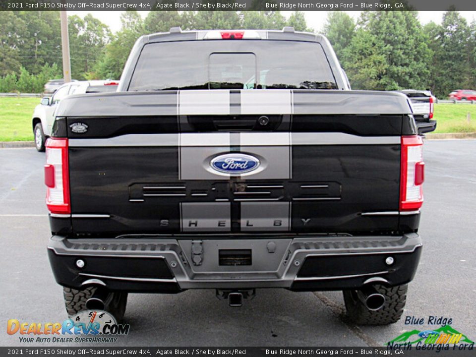 2021 Ford F150 Shelby Off-Road SuperCrew 4x4 Agate Black / Shelby Black/Red Photo #4
