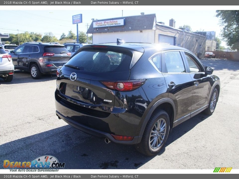 2018 Mazda CX-5 Sport AWD Jet Black Mica / Black Photo #5