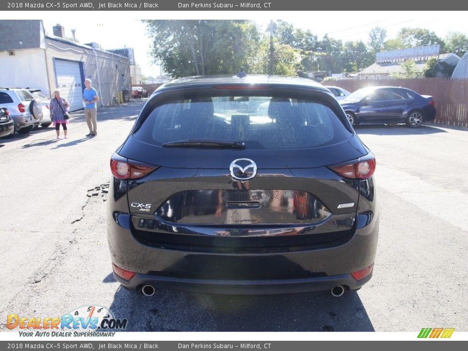 2018 Mazda CX-5 Sport AWD Jet Black Mica / Black Photo #6
