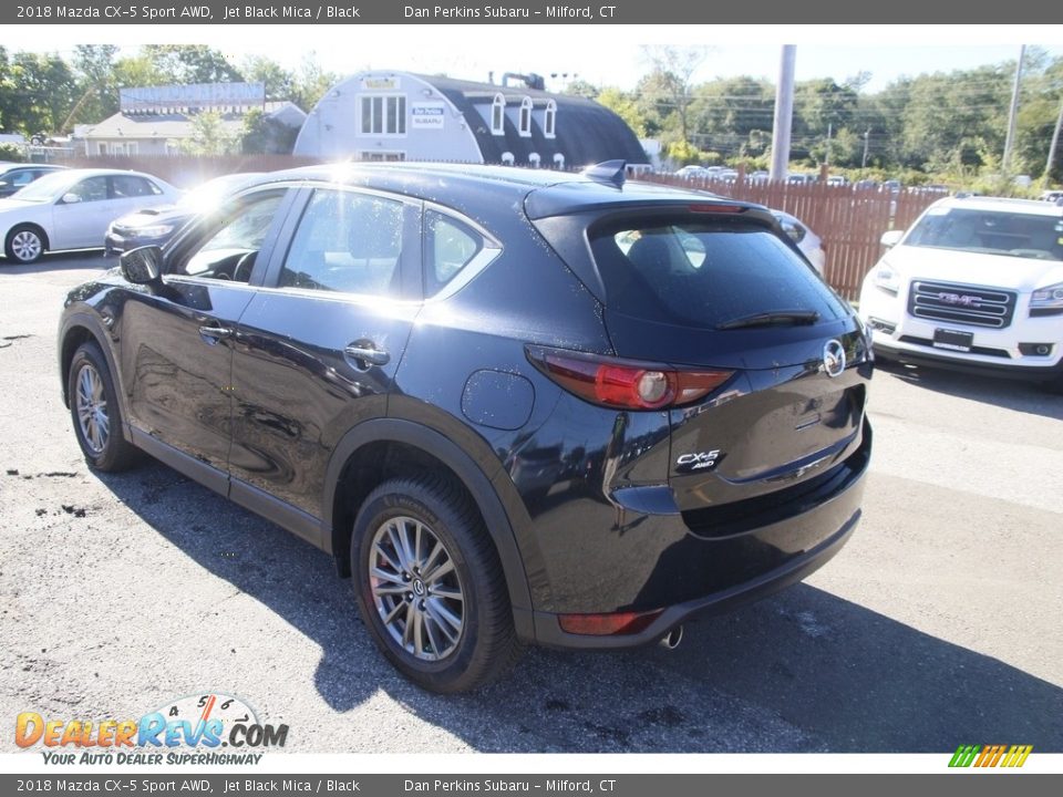 2018 Mazda CX-5 Sport AWD Jet Black Mica / Black Photo #7