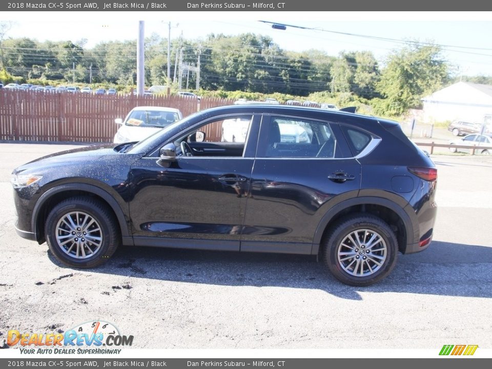 2018 Mazda CX-5 Sport AWD Jet Black Mica / Black Photo #8