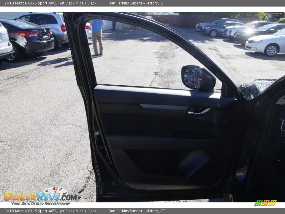 2018 Mazda CX-5 Sport AWD Jet Black Mica / Black Photo #9