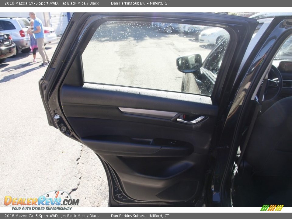 2018 Mazda CX-5 Sport AWD Jet Black Mica / Black Photo #11