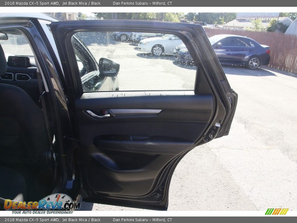 2018 Mazda CX-5 Sport AWD Jet Black Mica / Black Photo #14