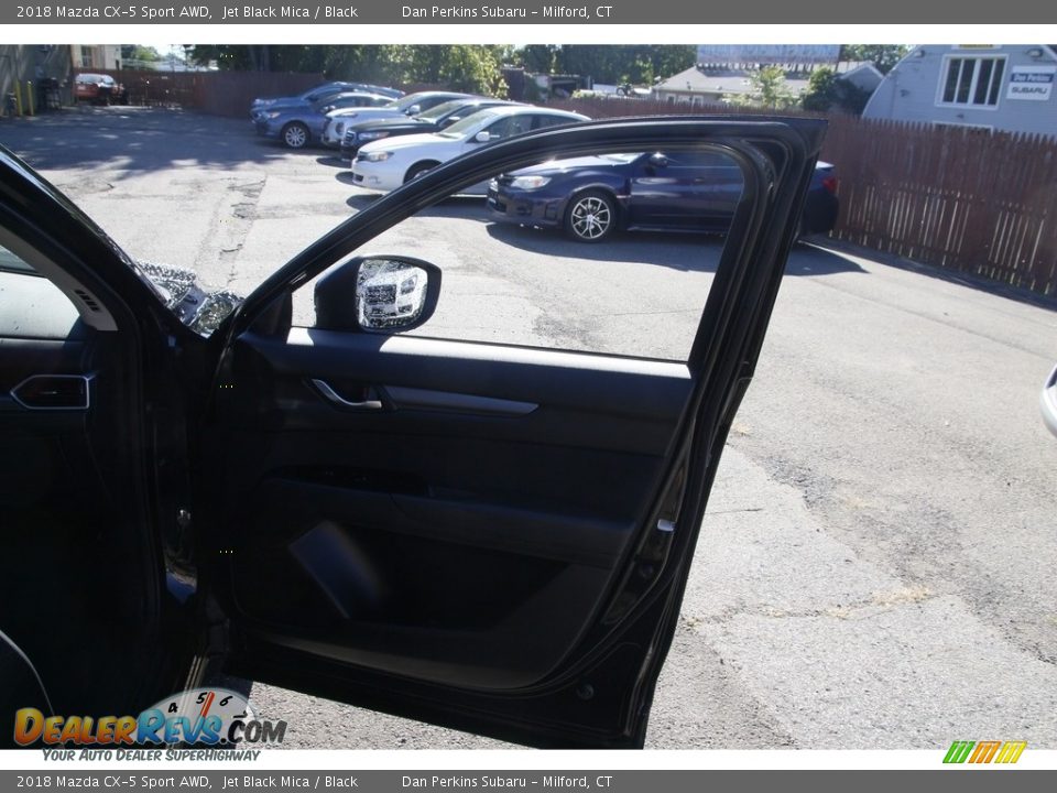 2018 Mazda CX-5 Sport AWD Jet Black Mica / Black Photo #16