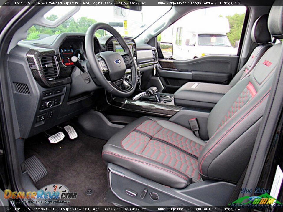 Shelby Black/Red Interior - 2021 Ford F150 Shelby Off-Road SuperCrew 4x4 Photo #14