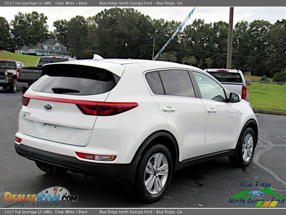 2017 Kia Sportage LX AWD Clear White / Black Photo #5