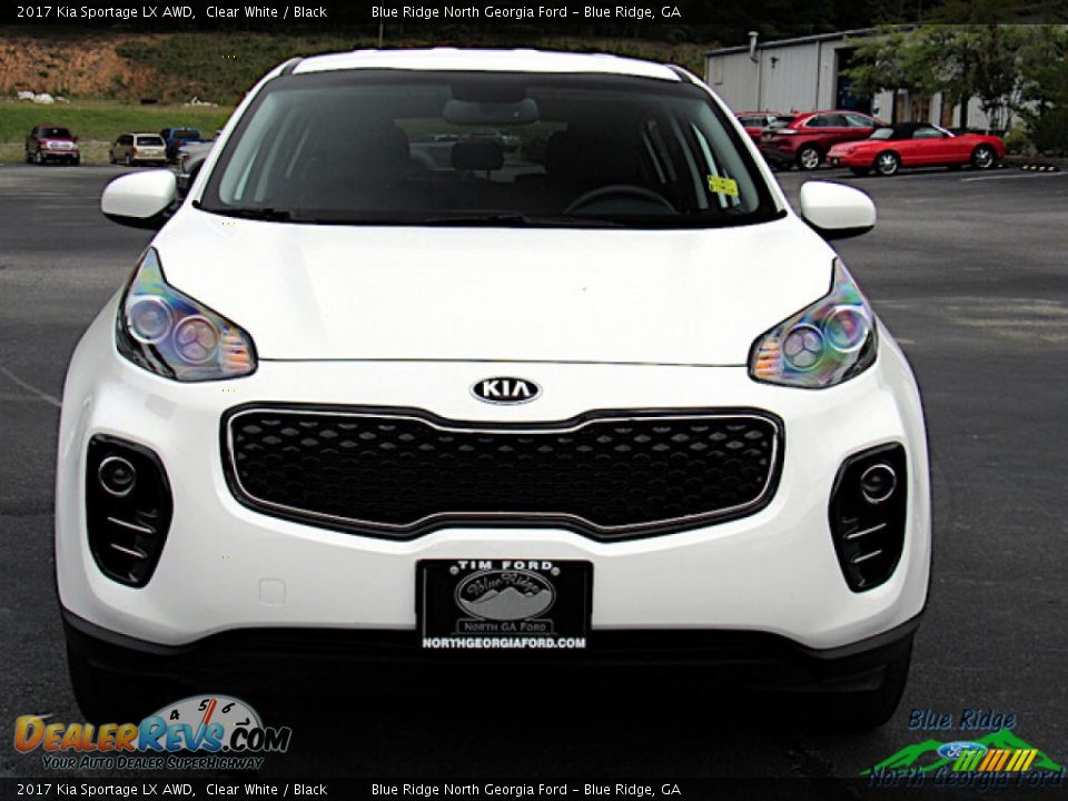 2017 Kia Sportage LX AWD Clear White / Black Photo #8