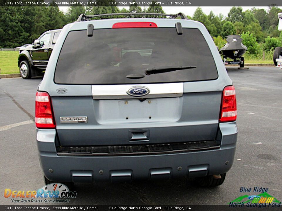 2012 Ford Escape Limited Steel Blue Metallic / Camel Photo #4
