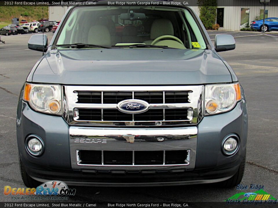 2012 Ford Escape Limited Steel Blue Metallic / Camel Photo #8