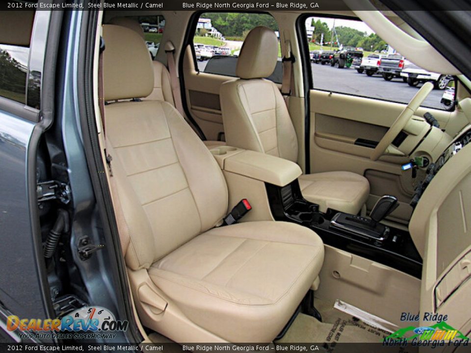 2012 Ford Escape Limited Steel Blue Metallic / Camel Photo #12