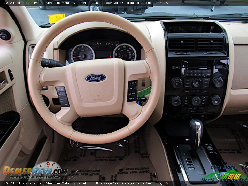 2012 Ford Escape Limited Steel Blue Metallic / Camel Photo #15