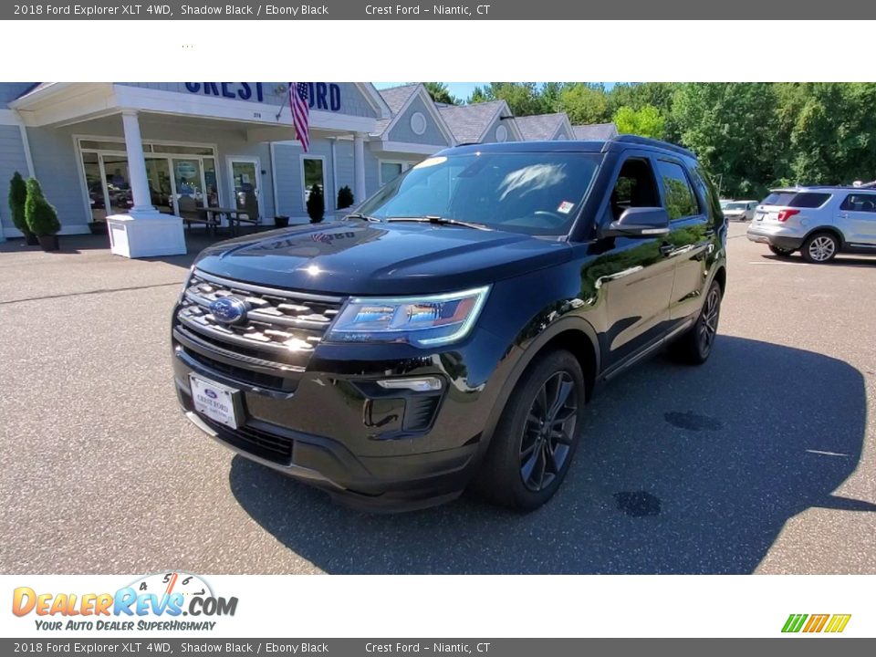 2018 Ford Explorer XLT 4WD Shadow Black / Ebony Black Photo #3