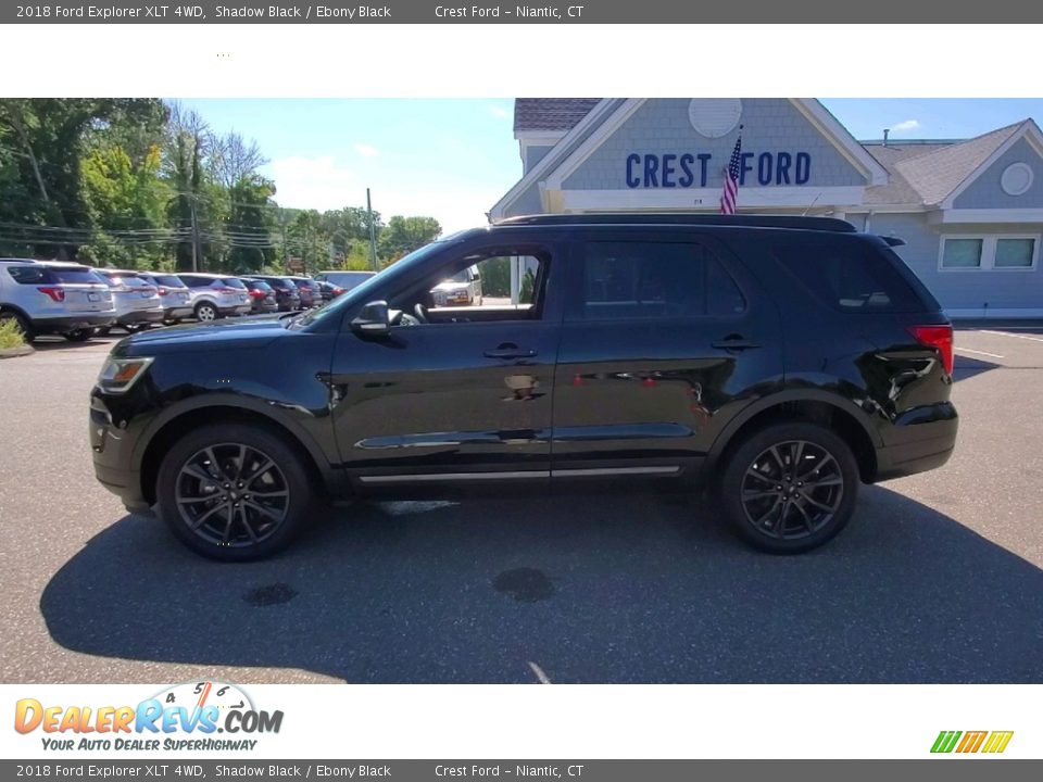 2018 Ford Explorer XLT 4WD Shadow Black / Ebony Black Photo #4