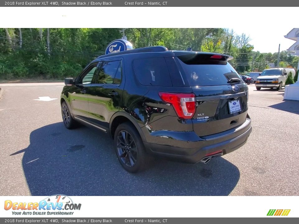 2018 Ford Explorer XLT 4WD Shadow Black / Ebony Black Photo #5