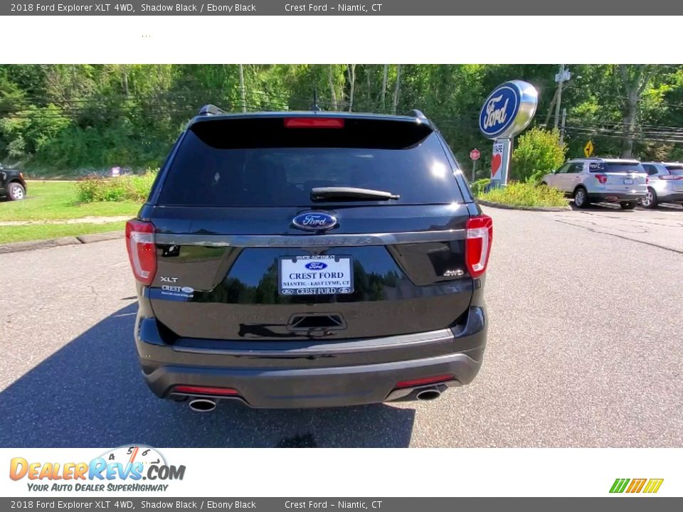2018 Ford Explorer XLT 4WD Shadow Black / Ebony Black Photo #6