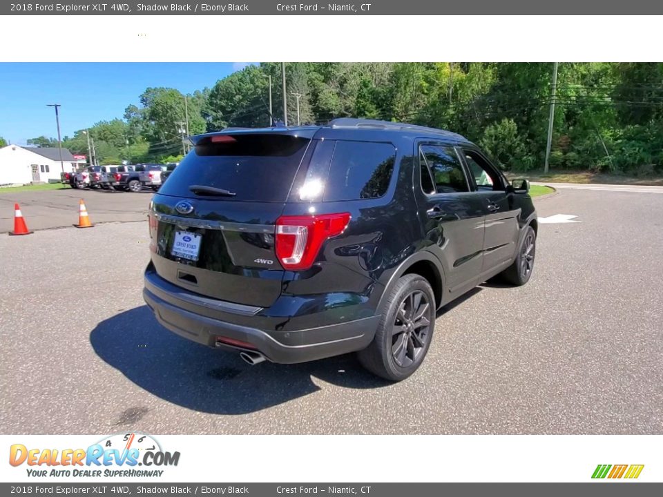 2018 Ford Explorer XLT 4WD Shadow Black / Ebony Black Photo #7