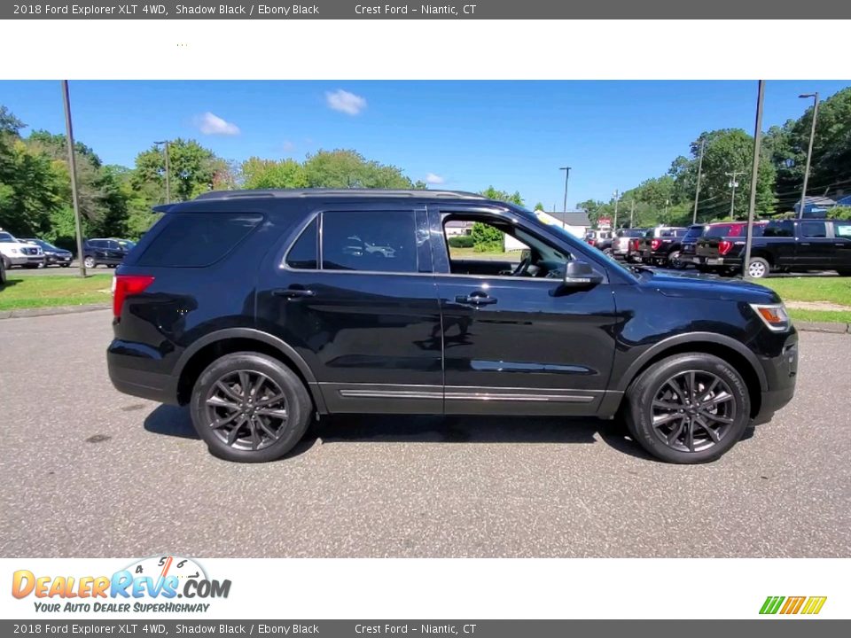 2018 Ford Explorer XLT 4WD Shadow Black / Ebony Black Photo #8
