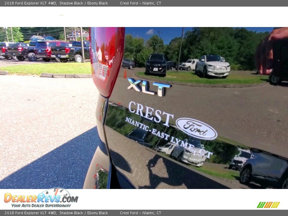 2018 Ford Explorer XLT 4WD Shadow Black / Ebony Black Photo #10