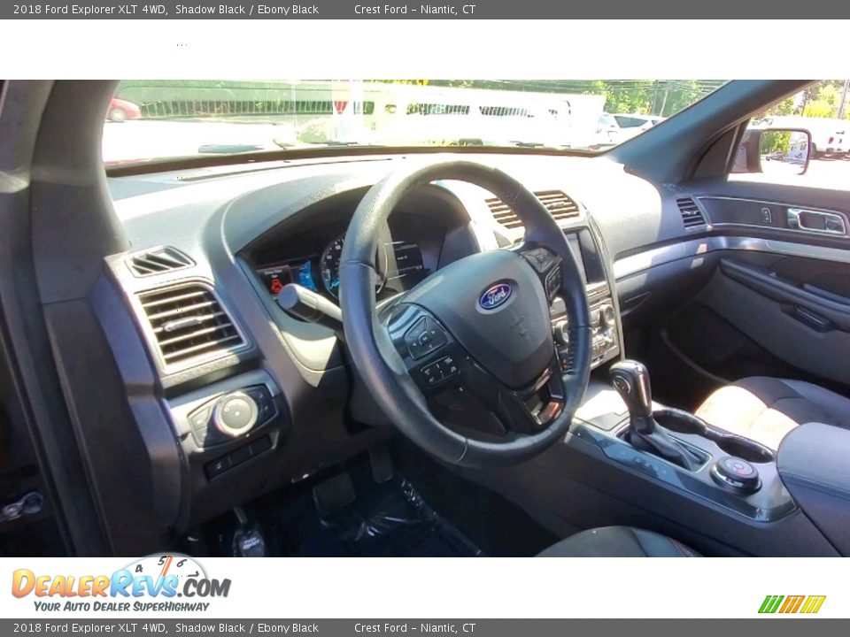 2018 Ford Explorer XLT 4WD Shadow Black / Ebony Black Photo #11
