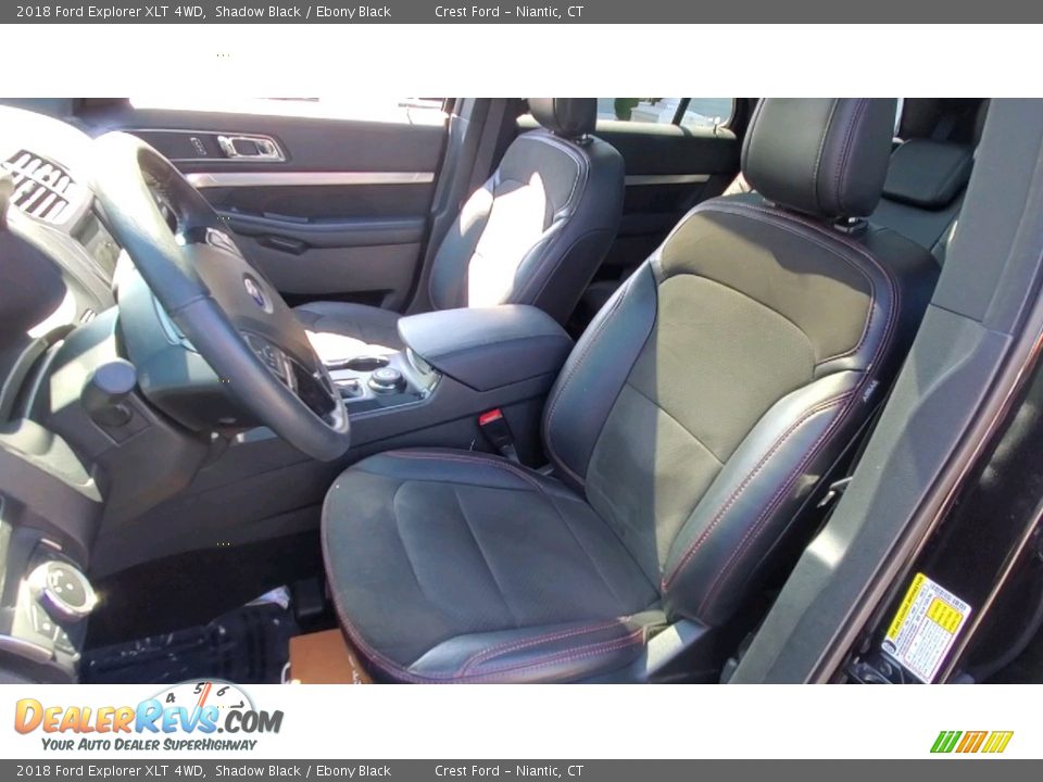 2018 Ford Explorer XLT 4WD Shadow Black / Ebony Black Photo #12