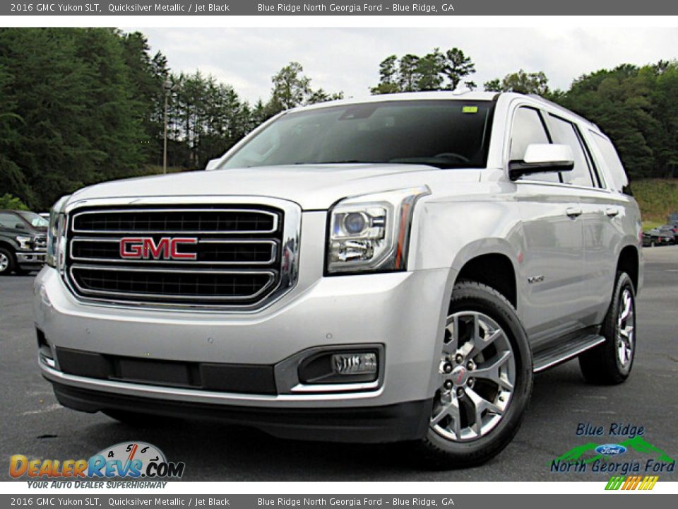 2016 GMC Yukon SLT Quicksilver Metallic / Jet Black Photo #1