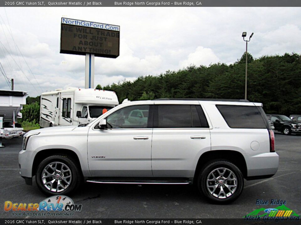 2016 GMC Yukon SLT Quicksilver Metallic / Jet Black Photo #2