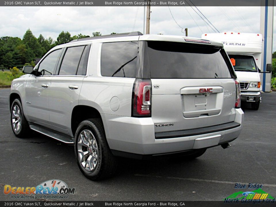 2016 GMC Yukon SLT Quicksilver Metallic / Jet Black Photo #3